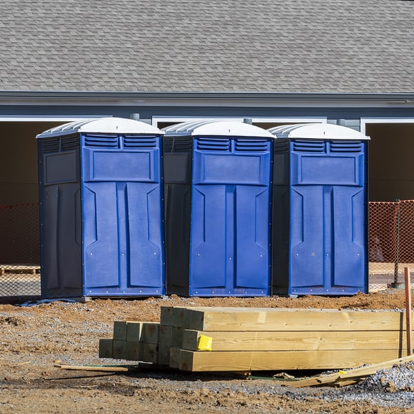 what is the cost difference between standard and deluxe porta potty rentals in Corning MO